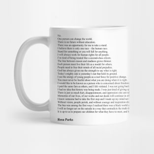 Rosa Parks Quotes Mug